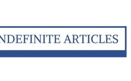 INDEFINITE ARTICLES