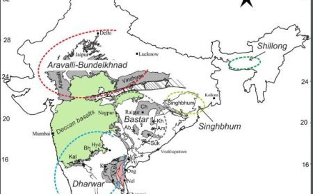 PRECAMBRIAN GEOLOGICAL FORMATIONS IN INDIA