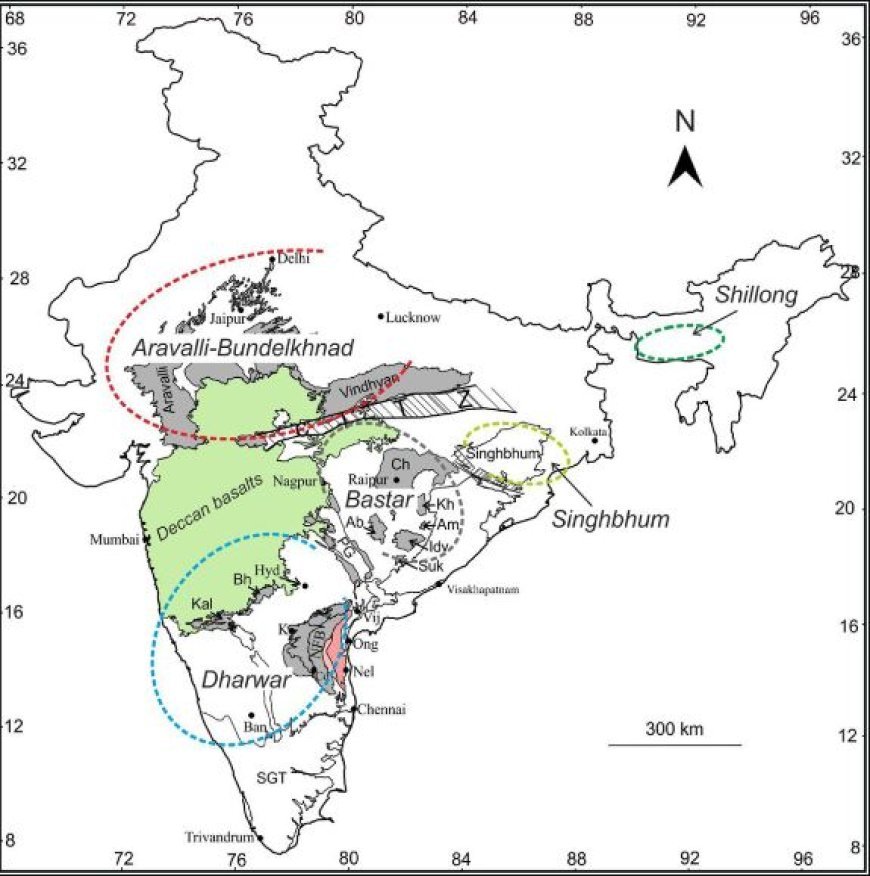 PRECAMBRIAN GEOLOGICAL FORMATIONS IN INDIA