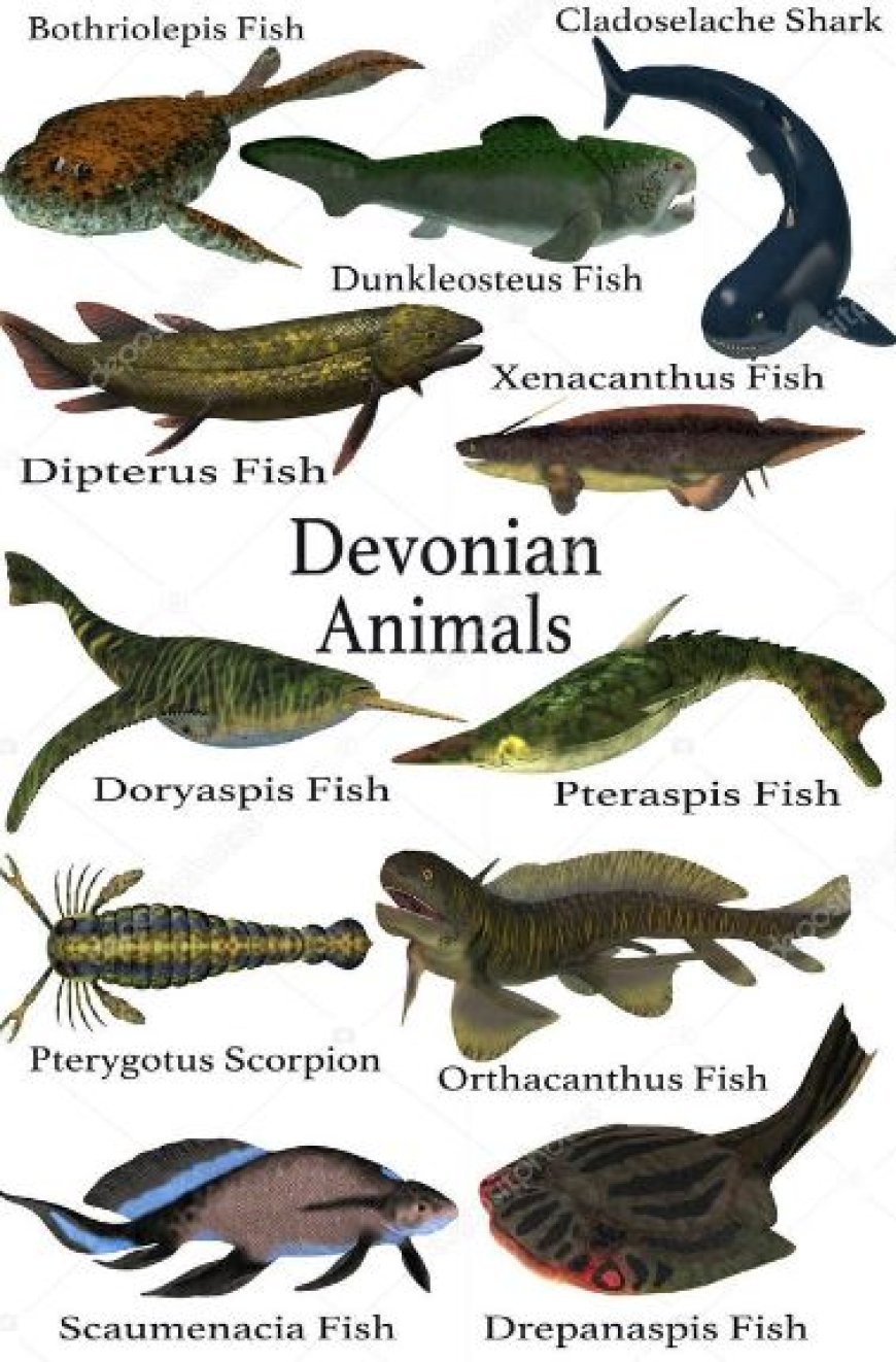 DEVONIAN FISHES AND MESOZIC REPTILES