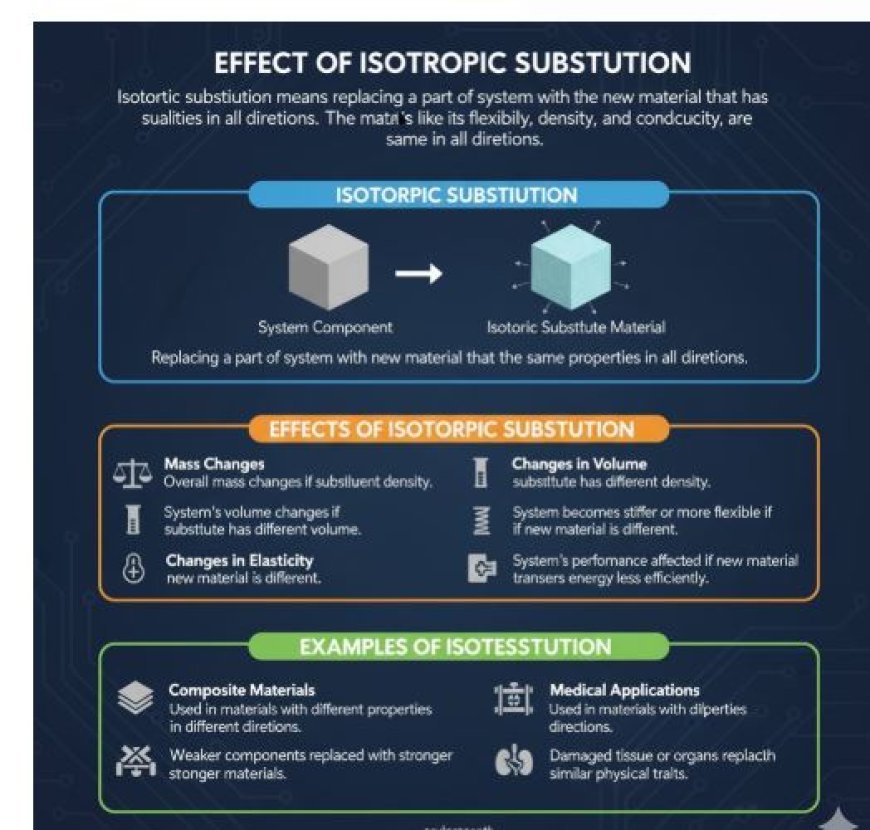 EFFECT OF ISOTROPIC SUBSTITUTION