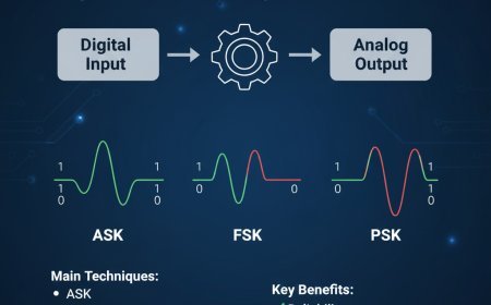 Digital and Analog Signals: Understanding ASK, FSK, and PSK Modulation Techniques