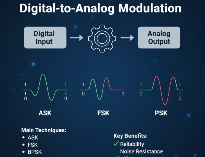 Digital and Analog Signals: Understanding ASK, FSK, and PSK Modulation Techniques