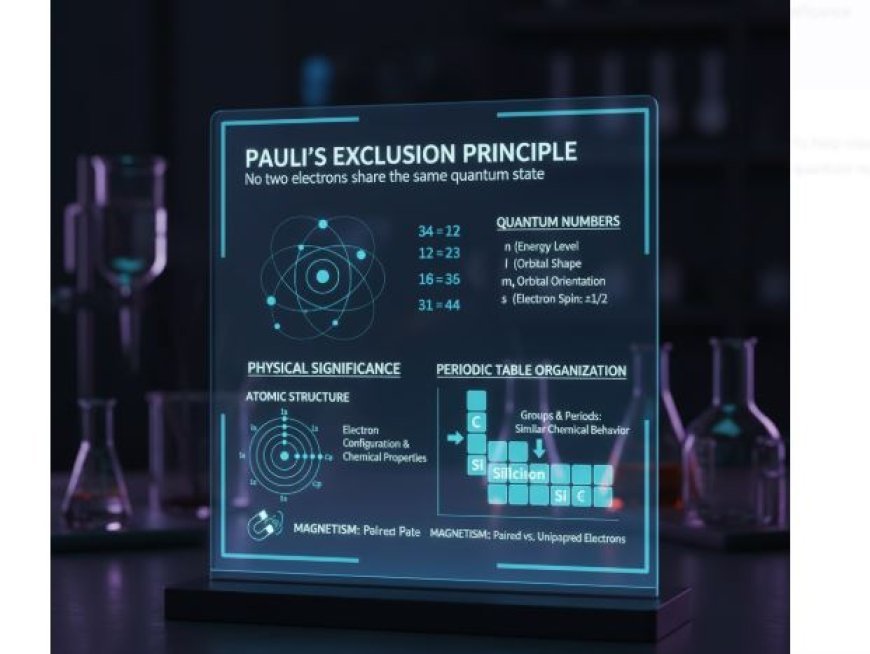 Pauli's Exclusion Principle and Its Physical Significance on the Periodic Table