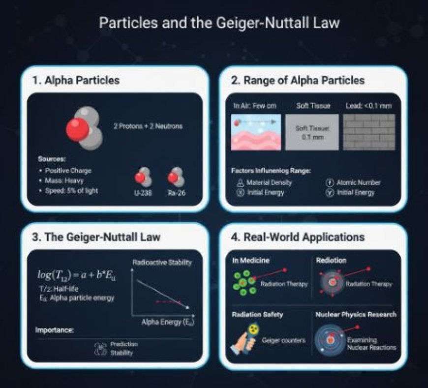 Particles and the Geiger-Nuttall Law
