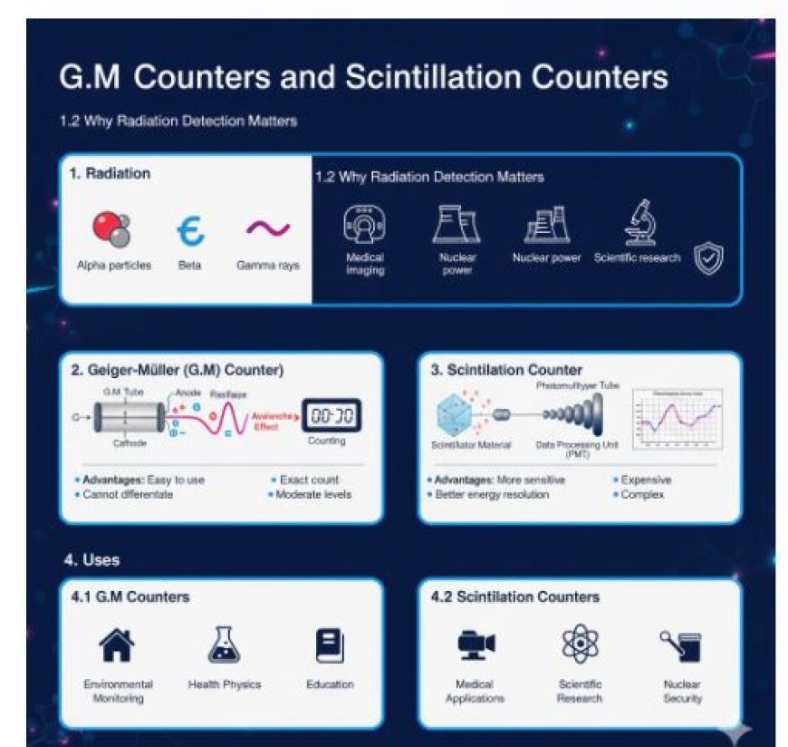 G.M. Counters and Scintillation Counters – Radiation Detection in Nuclear Physics