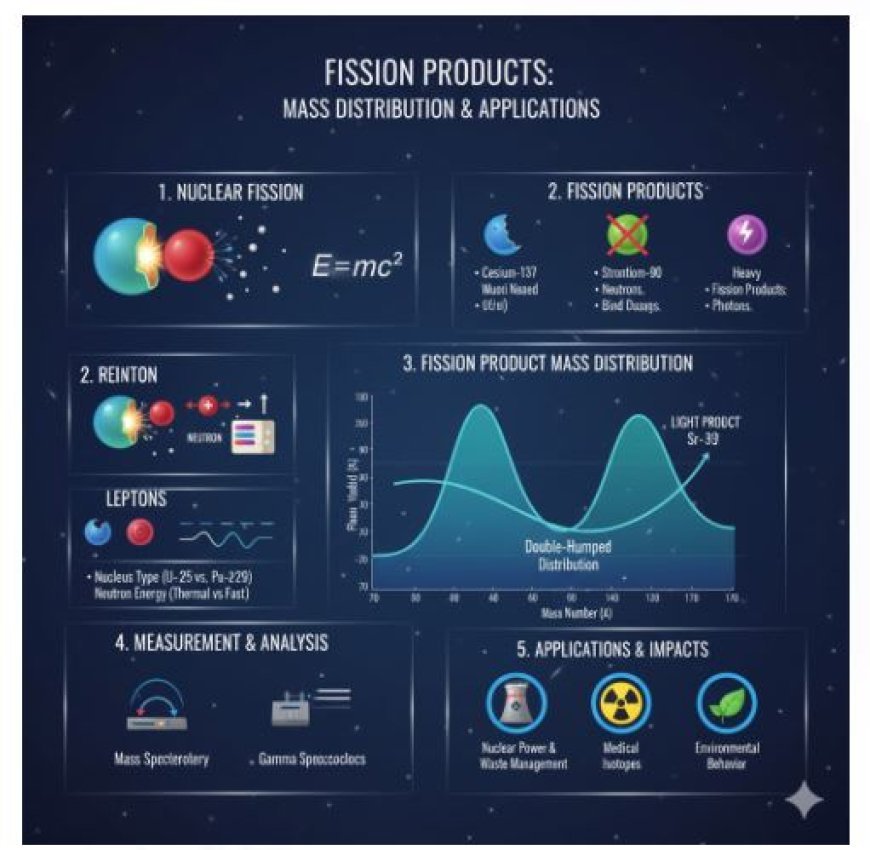 Mass Distribution of Fission Products in Nuclear Fission