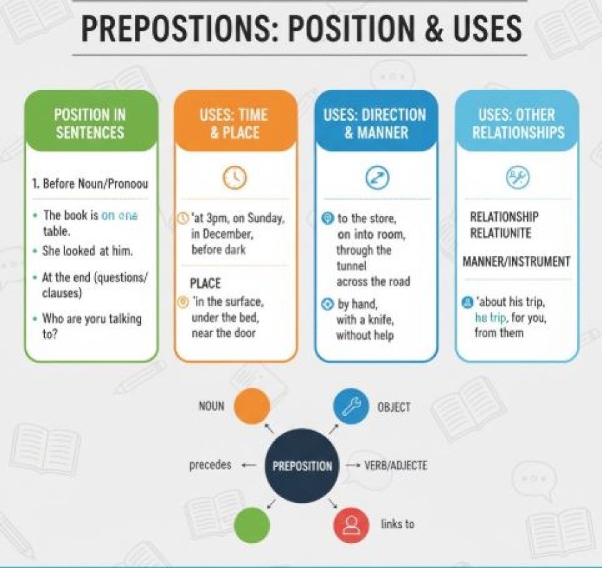 USES AND POSITION OF PREPOSITIONS