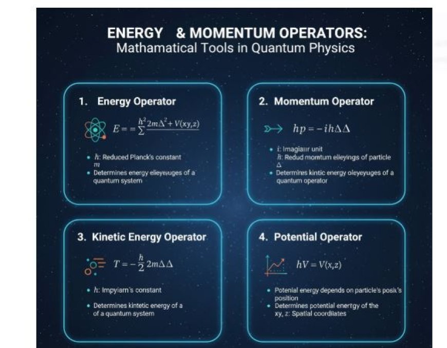 Energy and Momentum Operators in Quantum Mechanics