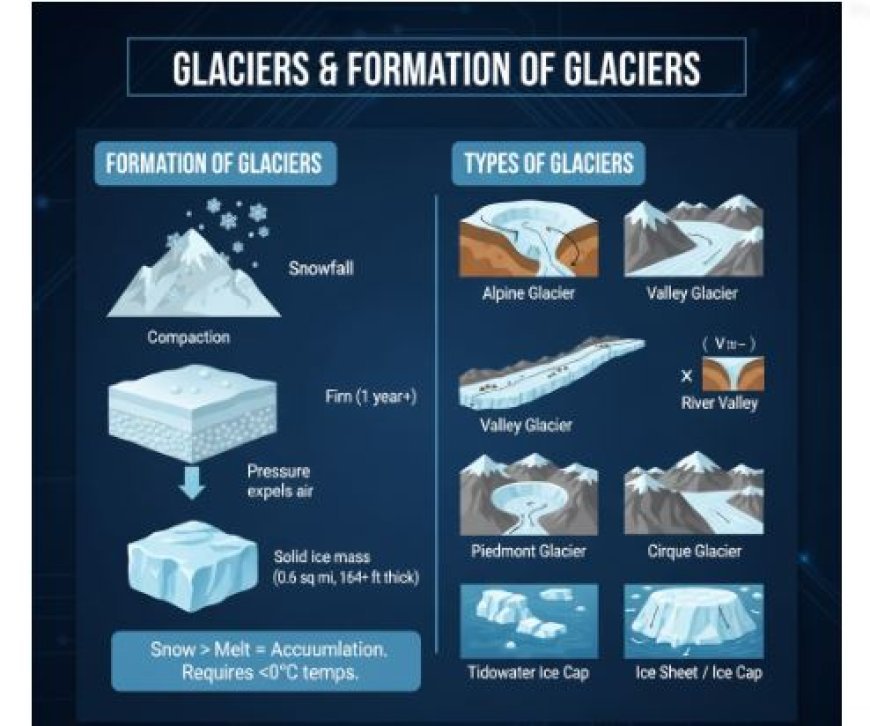 GLACIERS AND FORMATION OF GLACIERS