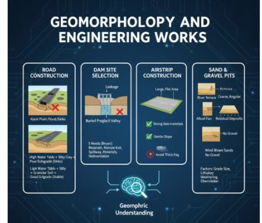 GEOMORPHOLOGY AND ENGINEERING WORKS