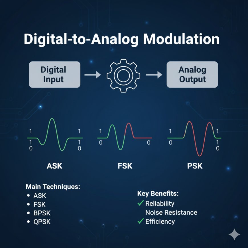 Digital and Analog Signals: Understanding ASK, FSK, and PSK Modulation Techniques