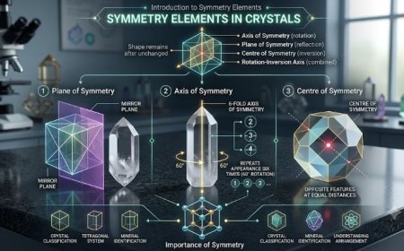 Symmetry Elements in Crystals