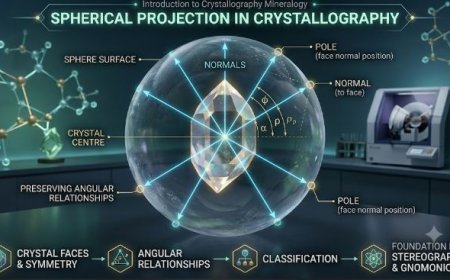 Spherical Projection in Crystallography