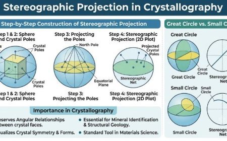 Stereographic Projection in Crystallography