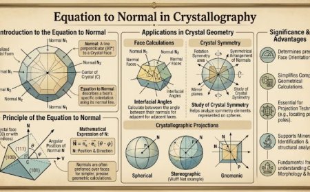 Equation to Normal in Crystallography