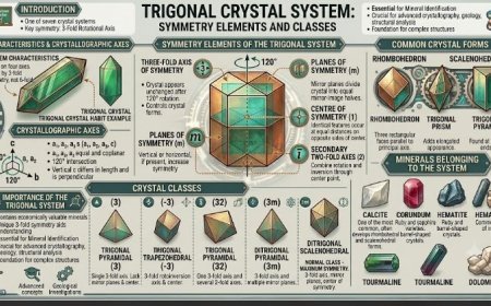 Trigonal Crystal System: Symmetry Elements and Classes