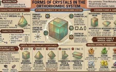 Forms of Crystals in the Orthorhombic System