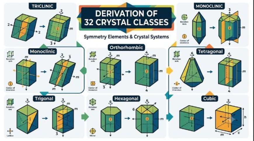 Derivation of 32 Crystal Classes