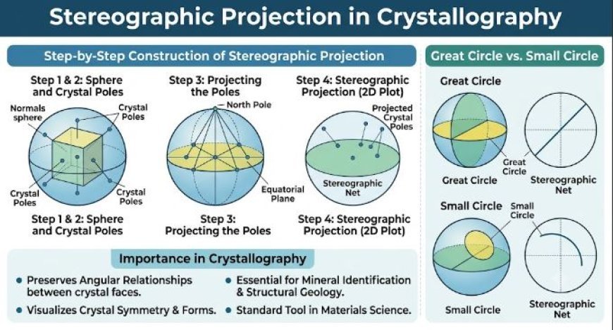 Stereographic Projection in Crystallography