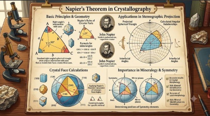 Napier's Theorem in Crystallography