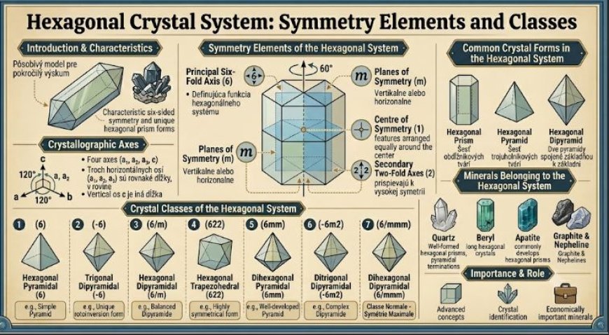 Hexagonal Crystal System: Symmetry Elements and Classes