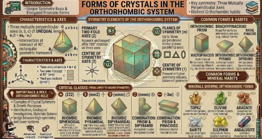 Forms of Crystals in the Orthorhombic System
