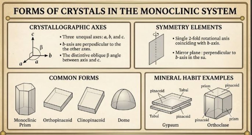 Forms of Crystals in the Monoclinic System