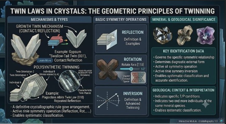 TWIN LAWS IN CRYSTALS