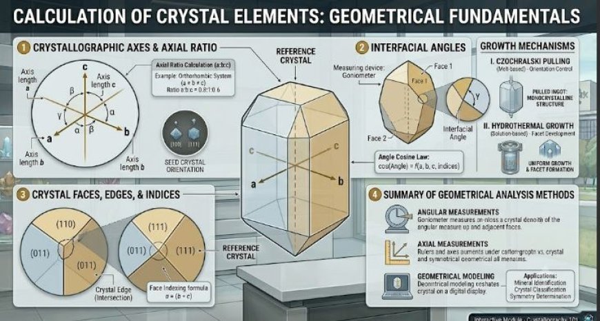 CALCULATION OF CRYSTAL ELEMENTS